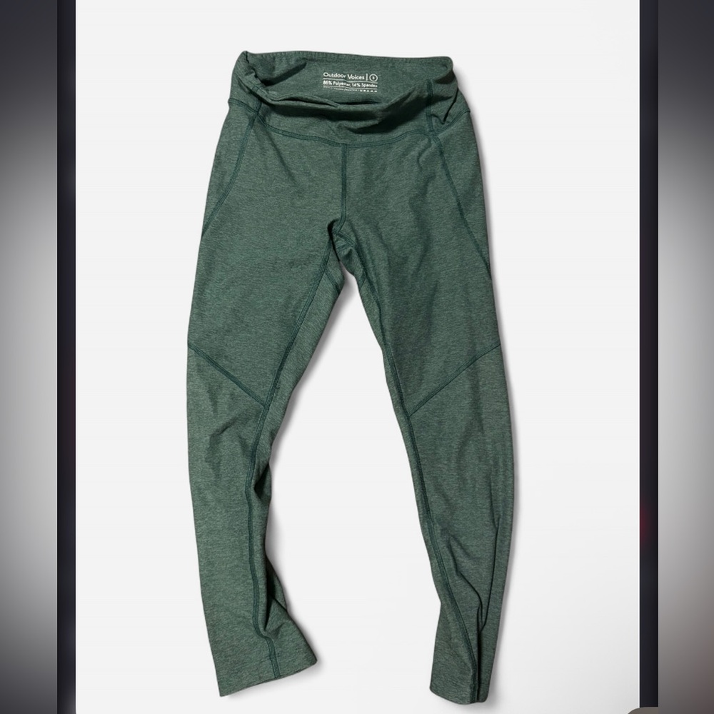 Outdoor Voices Women’s Small Green Leggings - Picture 2 of 5